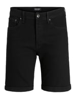 Jack & Jones Erkek Regular Fit Kot Şort - JJORiginal Rick Model Siyah XXL
