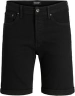 Jack & Jones Erkek Regular Fit Kot Şort - JJORiginal Rick Model Siyah XXL