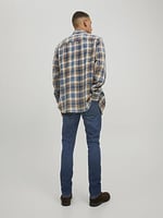 JACK & JONES Erkek Slim Fit Jeans JJIGLENN JJORİJİNAL AM 819 NOOS PIW Slim Fit Jeans