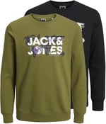 Jack & Jones Erkek Sweatshirt Jcodust Sweat Hood Sn 2pk Mp