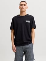 JACK & JONES Herren T-Shirt O-Neck JJECorp Logo Tee mit Frontprint
