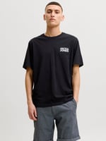 JACK & JONES Herren T-Shirt O-Neck JJECorp Logo Tee mit Frontprint