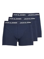 Jack & Jones JACANTHONY TRUNKS 3 PACK BLUE boxer şort Erkek