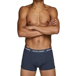 Jack & Jones JACANTHONY TRUNKS 3 PACK BLUE boxer şort Erkek