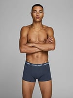 Jack & Jones JACANTHONY TRUNKS 3 PACK BLUE boxer şort Erkek
