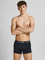 JACK & JONES JACBASE MICROFIBER TRUNKS 3-PACK NOOS Boxer Şort Erkek