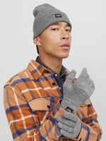 JACK & JONES JACBEANIE & GLOVE KNIT GIFTBOX örgü bere Erkek