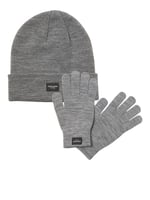 JACK & JONES JACBEANIE & GLOVE KNIT GIFTBOX örgü bere Erkek