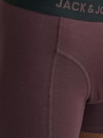 JACK & JONES JACJERRY SOLID TRUNKS 3 PACK Boxer Erkek