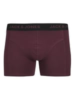 JACK & JONES JACJERRY SOLID TRUNKS 3 PACK Boxer Erkek