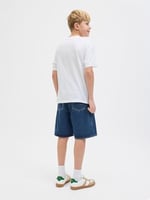 Jack & Jones Jack&Jones Jjıtony Jjoriginal Erkek Çocuk Denim Şort 12269813, Mavi, 10 Yaş