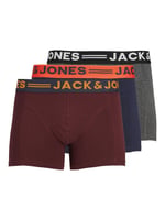 JACK & JONES JACLICHFIELD TRUNKS 3 PACK NOOS Boxer Külot Erkek