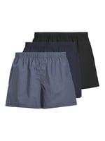 JACK & JONES Jacmilano Woven Boxers 3 Pack Noos Jacmilano Dokuma Boxers 3'lü Paket Noos Erkekler