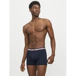 JACK & JONES Jacoliver Solid Trunks 3 Pack Ln Boxer Şort Erkekler