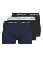 JACK & JONES Jacvesterbro Solid Trunks 3 Pack Noos Jacvesterbro Solid Trunks 3'lü Paket Noos Erkekler