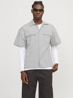 Jack & Jones JCOALTITUDE Oversize Siyah Gömlek, 12251280