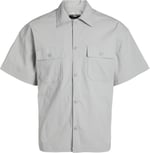 Jack & Jones JCOALTITUDE Oversize Siyah Gömlek, 12251280