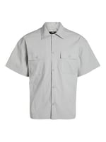 Jack & Jones JCOALTITUDE Oversize Siyah Gömlek, 12251280