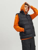 JACK & JONES JCOELEMENTS PU BODYWARMER Outerwear Erkek