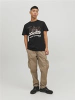 JACK & JONES Jcohunt Tee Ss Crew Neck Tişört Erkek
