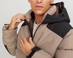 Jack Jones Jcootis Sn Erkek Günlük Mont (Suya Dayanıklı) 12239001-MOUNTAIN-TRAIL Krem