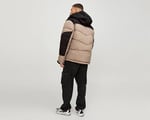 Jack Jones Jcootis Sn Erkek Günlük Mont (Suya Dayanıklı) 12239001-MOUNTAIN-TRAIL Krem