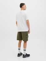 JACK & JONES Jcosago Logo Slub Tee Ss Crew Neck Jcosago Logo Slub Tee Ss Crew Neck Erkekler