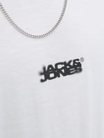 JACK & JONES Jcosago Logo Slub Tee Ss Crew Neck Jcosago Logo Slub Tee Ss Crew Neck Erkekler