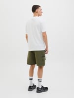 JACK & JONES Jcosago Logo Slub Tee Ss Crew Neck Jcosago Logo Slub Tee Ss Crew Neck Erkekler