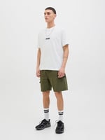 JACK & JONES Jcosago Logo Slub Tee Ss Crew Neck Jcosago Logo Slub Tee Ss Crew Neck Erkekler