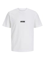 JACK & JONES Jcosago Logo Slub Tee Ss Crew Neck Jcosago Logo Slub Tee Ss Crew Neck Erkekler