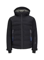 Jack Jones Jcotarwin Puffer Erkek Günlük Mont 12225287-BLACK Siyah