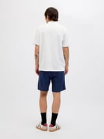 JACK & JONES Jjeaustin Zip Polo Ss Sn Jjeaustin Zip Polo Ss Sn Erkekler