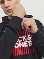 JACK & JONES JJECORP LOGO SWEAT HOOD PLAY NOOS Sweatshirt Erkek