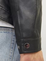JACK & JONES Jjedylan Pu Biker Jacket Noos Bisikletçi ceketi Erkekler