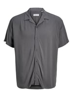 JACK & JONES Jjejeff Solid Resort Shirt S/S Sn Pls Kısa kollu gömlek Erkekler