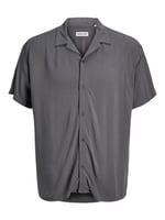 JACK & JONES Jjejeff Solid Resort Shirt S/S Sn Pls Kısa kollu gömlek Erkekler