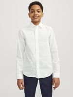 JACK & JONES JJELINEN BLEND SHIRT LS SN JNR Gömlek Erkek çocuk