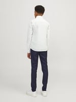 JACK & JONES JJELINEN BLEND SHIRT LS SN JNR Gömlek Erkek çocuk