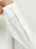 JACK & JONES JJELINEN BLEND SHIRT LS SN JNR Gömlek Erkek çocuk