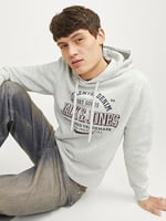 JACK & JONES Jjelogo Sweat Hood 2 Col 24/25 Noos Kapüşonlu Sweatshirt Erkek