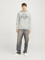 JACK & JONES Jjelogo Sweat Hood 2 Col 24/25 Noos Kapüşonlu Sweatshirt Erkek
