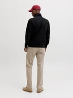 JACK & JONES Jjesoho Sweatshirt Quarter Zip Sweatshirt, 12278793