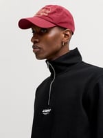 JACK & JONES Jjesoho Sweatshirt Quarter Zip Sweatshirt, 12278793