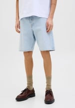 Jack & Jones Jjıtony Rahat Kesim Jean Şort Siyah, 12269533
