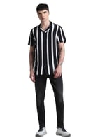 JACK & JONES JJJEFF RESORT STRIPE SHIRT SS RELAXED Gömlek Erkek