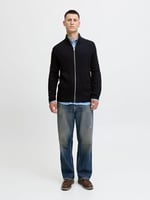 JACK & JONES Jjpannel Knit Zip Cardigan Aw25 Jjpannel Knit Zip Cardigan Aw25 Erkek