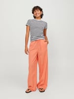 JACK & JONES JJXX JXFLORA LINEN BLEND MW PANT WVN SN Pantolon Kadın