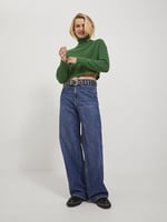 JACK & JONES JJXX JXLIV TWIST CROP HIGH NECK KNIT Triko Kadın