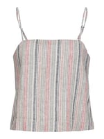 JACK & JONES JJXX JXRAYA LINEN SINGLET TOP PNT Tişört Kadın